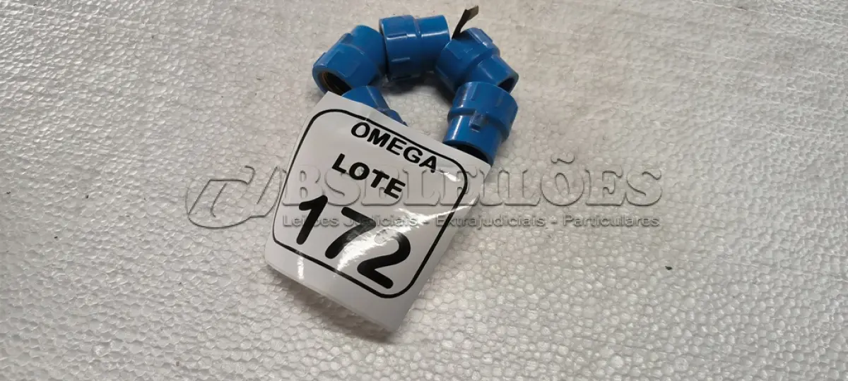 LOTE 172 - 06 ADAPTADORES (LR) AZUL - Ø 24 X 3/4. (NO ESTADO EM QUE SE ENCONTRA. SUJEITO A AVARIAS OCULTAS/VISÍVEIS.)