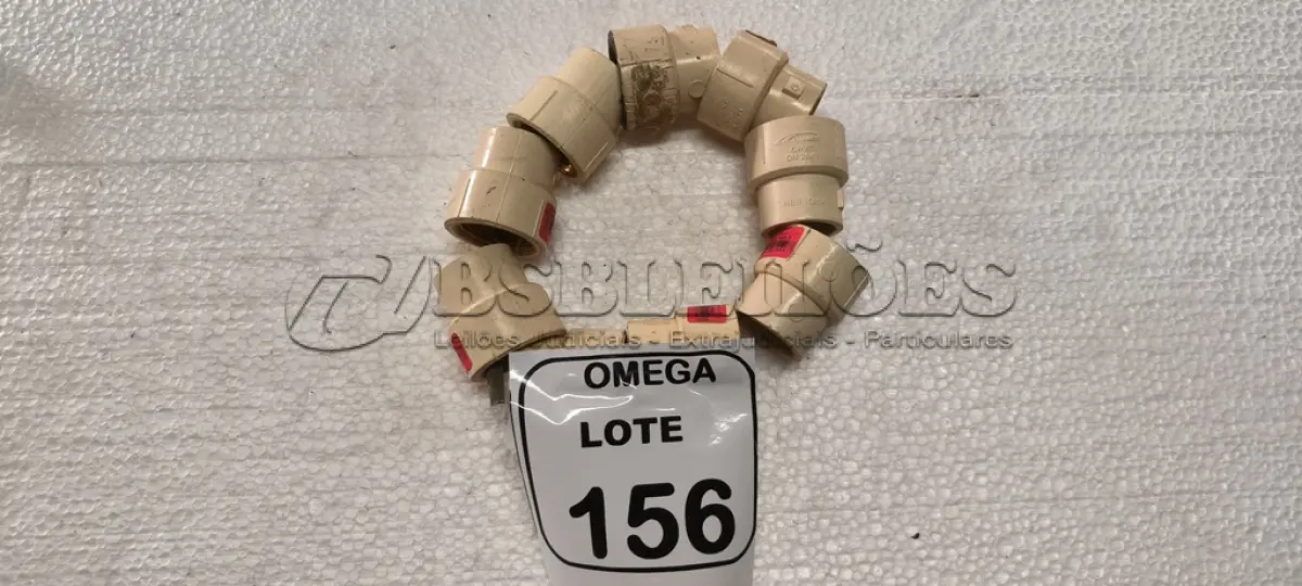 LOTE 156 - 09 LUVAS DE TRANSIÇÃO (FF) CPVC - Ø 28 X 1. (NO ESTADO EM QUE SE ENCONTRA. SUJEITO A AVARIAS OCULTAS/VISÍVEIS.)