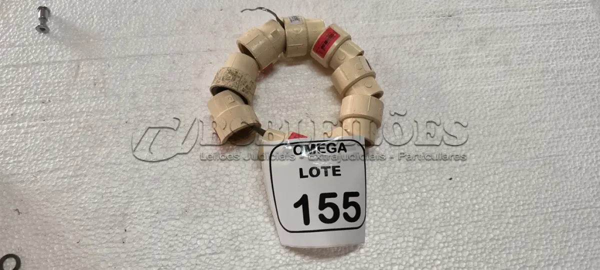 LOTE 155 - 09 LUVAS DE TRANSIÇÃO (FF) CPVC - Ø 28 X 1. (NO ESTADO EM QUE SE ENCONTRA. SUJEITO A AVARIAS OCULTAS/VISÍVEIS.)
