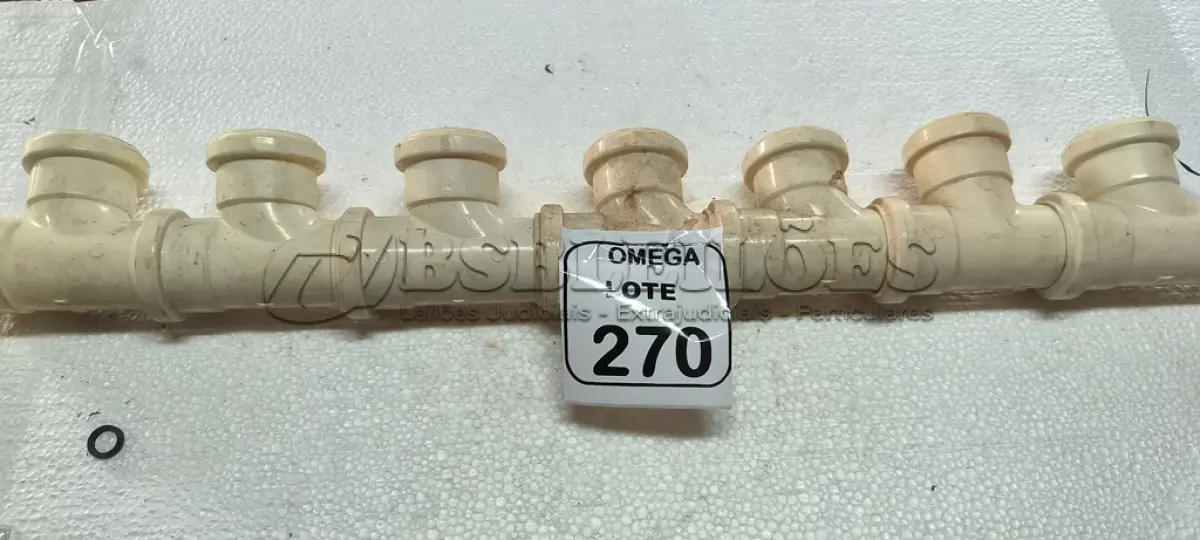 LOTE 270 - 07 TÊS PVC SOLD. - Ø 50 X 50MM. (NO ESTADO EM QUE SE ENCONTRA. SUJEITO A AVARIAS OCULTAS/VISÍVEIS.)