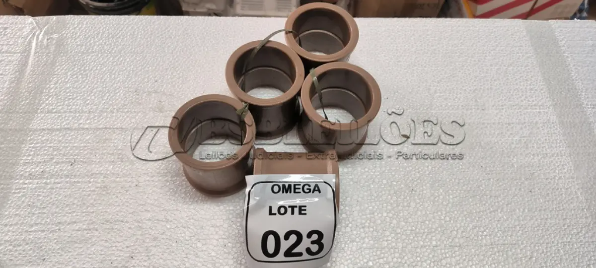 LOTE 023 - 05 LUVAS SOLDÁVEIS Ø 75MM - PVC MARROM. (NO ESTADO EM QUE SE ENCONTRA. SUJEITO A AVARIAS OCULTAS/VISÍVEIS.)