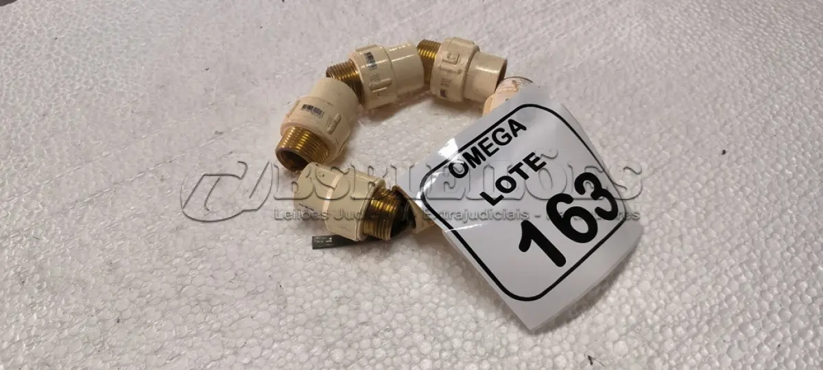 LOTE 163 - 06 CONECTORES DE TRANSIÇÃO MACHO CPVC - Ø 22 X 3/4. (NO ESTADO EM QUE SE ENCONTRA. SUJEITO A AVARIAS OCULTAS/VISÍVEIS.)