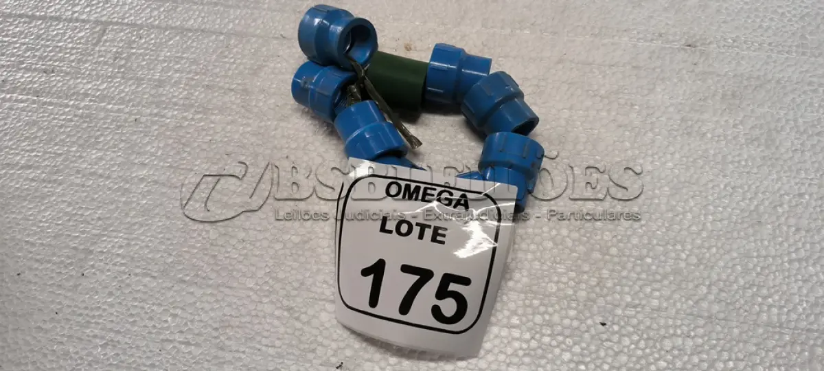 LOTE 175 - 08 ADAPTADORES (LR) AZUL - Ø 24 X 3/4. (NO ESTADO EM QUE SE ENCONTRA. SUJEITO A AVARIAS OCULTAS/VISÍVEIS.)