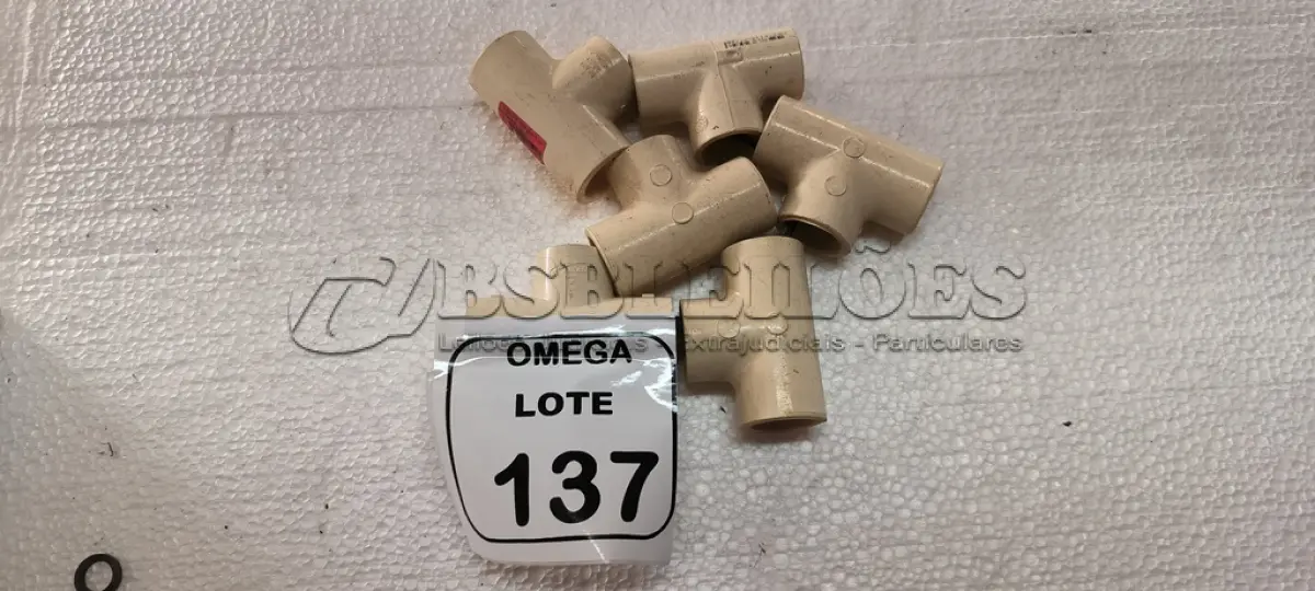 LOTE 137 - 06 TÊS SOLD. CPVC - Ø 28MM. (NO ESTADO EM QUE SE ENCONTRA. SUJEITO A AVARIAS OCULTAS/VISÍVEIS.)