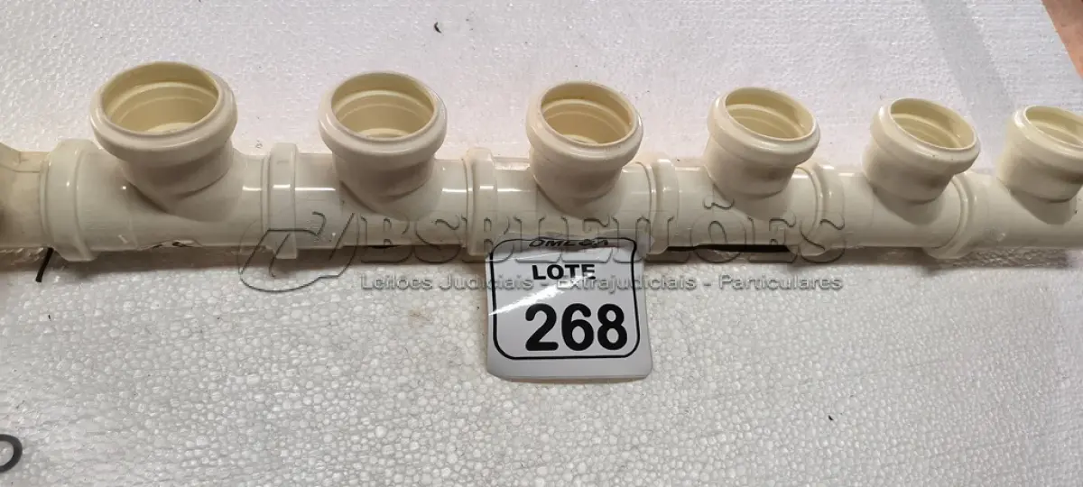 LOTE 268 - 07 TÊS PVC SOLD. - Ø 50 X 50MM. (NO ESTADO EM QUE SE ENCONTRA. SUJEITO A AVARIAS OCULTAS/VISÍVEIS.)