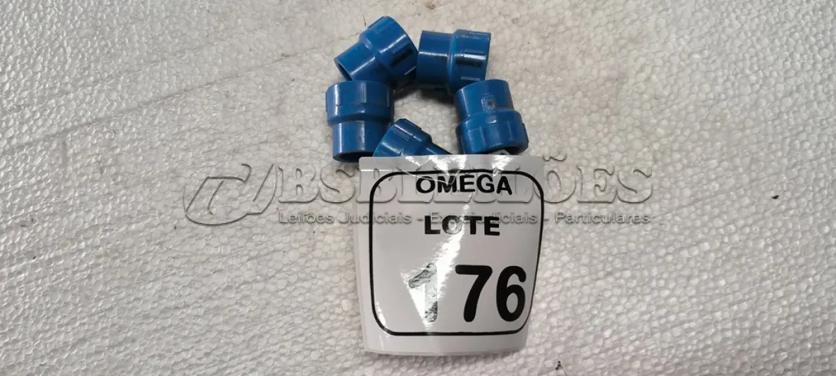 LOTE 176 - 06 ADAPTADORES (LR) AZUL - Ø 24 X 3/4. (NO ESTADO EM QUE SE ENCONTRA. SUJEITO A AVARIAS OCULTAS/VISÍVEIS.)