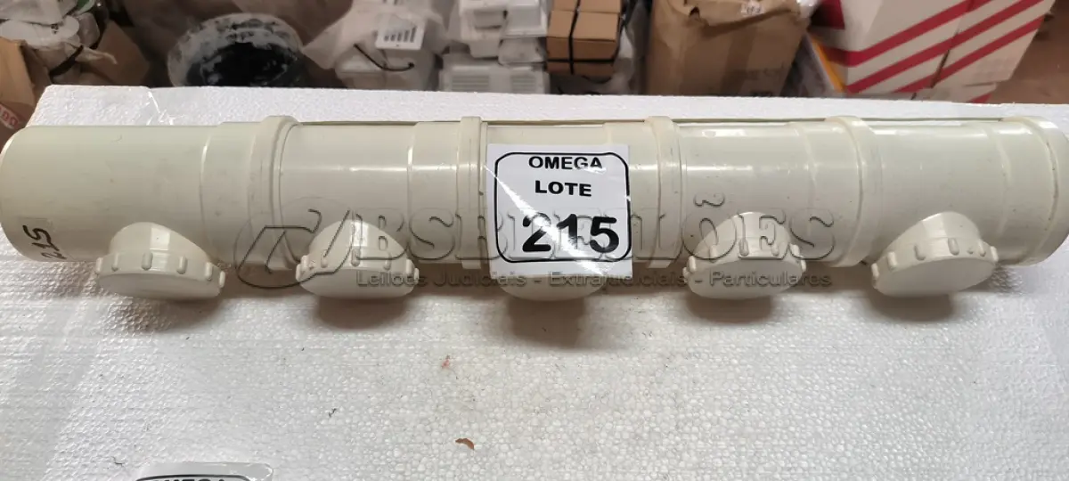 LOTE 215 - 05 TÊS DE INSPEÇÃO - Ø 100 X 75MM - P/ ESGOTO. (NO ESTADO EM QUE SE ENCONTRA. SUJEITO A AVARIAS OCULTAS/VISÍVEIS.)