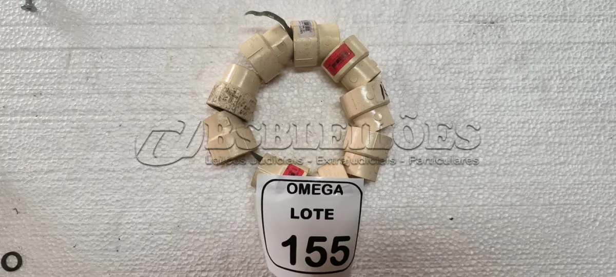 LOTE 155 - 09 LUVAS DE TRANSIÇÃO (FF) CPVC - Ø 28 X 1. (NO ESTADO EM QUE SE ENCONTRA. SUJEITO A AVARIAS OCULTAS/VISÍVEIS.)