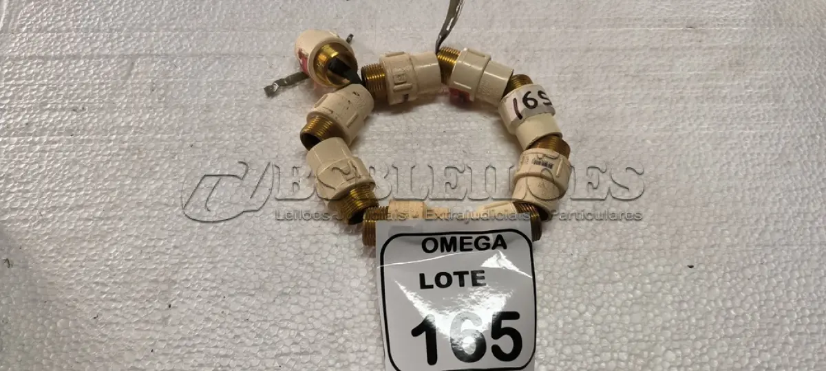 LOTE 165 - 09 CONECTORES DE TRANSIÇÃO MACHO CPVC - Ø 22 X 3/4. (NO ESTADO EM QUE SE ENCONTRA. SUJEITO A AVARIAS OCULTAS/VISÍVEIS.)