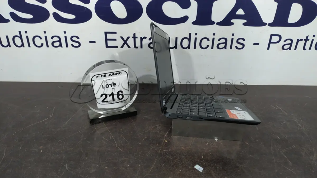 LOTE 216 - 01 CROMEBOOK LINHA CONNECT MEMORIA 4GB, 16GB E.MMC TELA DE 11.6’’ MARCA SAMSUNG SEM FONTE. (NO ESTADO) ATENÇÃO! FAZER A VISITAÇÃO ANTES DE ARREMATAR, NÃO SABEMOS SE FUNCIONA, LEILÃO NÃO TEM GARANTIA E NEM DEVOLUÇÃO, SUJEITO A POSSÍVEIS AVARIAS VISÍVEIS/OCULTAS E/OU AUSÊNCIA DE COMPONENTES.