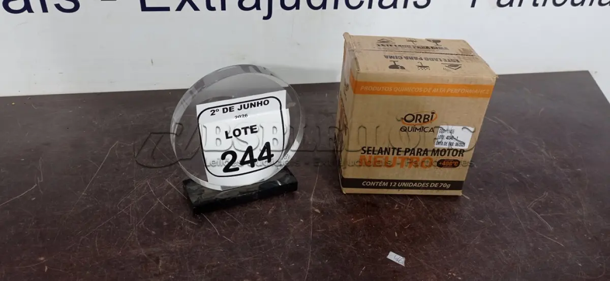 LOTE 244 - 12 BISNAGAS DE ADESIVO DE SILICONE NEUTRO DE 70G MARCA ORBI QUÍMICA. (NO ESTADO) ATENÇÃO! FAZER A VISITAÇÃO ANTES DE ARREMATAR, NÃO SABEMOS SE FUNCIONA, LEILÃO NÃO TEM GARANTIA E NEM DEVOLUÇÃO, SUJEITO A POSSÍVEIS AVARIAS VISÍVEIS/OCULTAS E/OU AUSÊNCIA DE COMPONENTES.