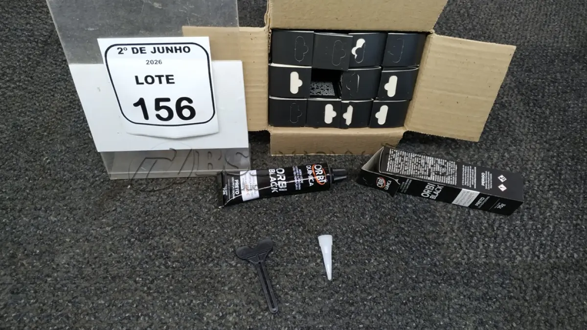 LOTE 156 - 12 BISNAGAS DE ADESIVO DE SILICONE NEUTRO DE 70G MARCA ORBI QUÍMICA. (NO ESTADO) ATENÇÃO! FAZER A VISITAÇÃO ANTES DE ARREMATAR, NÃO SABEMOS SE FUNCIONA, LEILÃO NÃO TEM GARANTIA E NEM DEVOLUÇÃO, SUJEITO A POSSÍVEIS AVARIAS VISÍVEIS/OCULTAS E/OU AUSÊNCIA DE COMPONENTES.