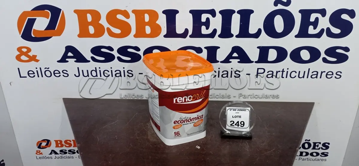 LOTE 249 - 01 BALDE DE SELADOR ACRÍLICO 16L INTERIOR/EXTERIOR MARCA RENOCRIL. (NO ESTADO) ATENÇÃO! FAZER A VISITAÇÃO ANTES DE ARREMATAR, NÃO SABEMOS SE FUNCIONA, LEILÃO NÃO TEM GARANTIA E NEM DEVOLUÇÃO, SUJEITO A POSSÍVEIS AVARIAS VISÍVEIS/OCULTAS E/OU AUSÊNCIA DE COMPONENTES.