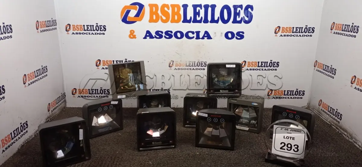LOTE 293 - 10 LEITORAS DE CÓDIGO DE BARRAS DE MARCAS E MODELOS DIVERSOS. (NO ESTADO) ATENÇÃO! FAZER A VISITAÇÃO ANTES DE ARREMATAR, NÃO SABEMOS SE FUNCIONA, LEILÃO NÃO TEM GARANTIA E NEM DEVOLUÇÃO, SUJEITO A POSSÍVEIS AVARIAS VISÍVEIS/OCULTAS E/OU AUSÊNCIA DE COMPONENTES.