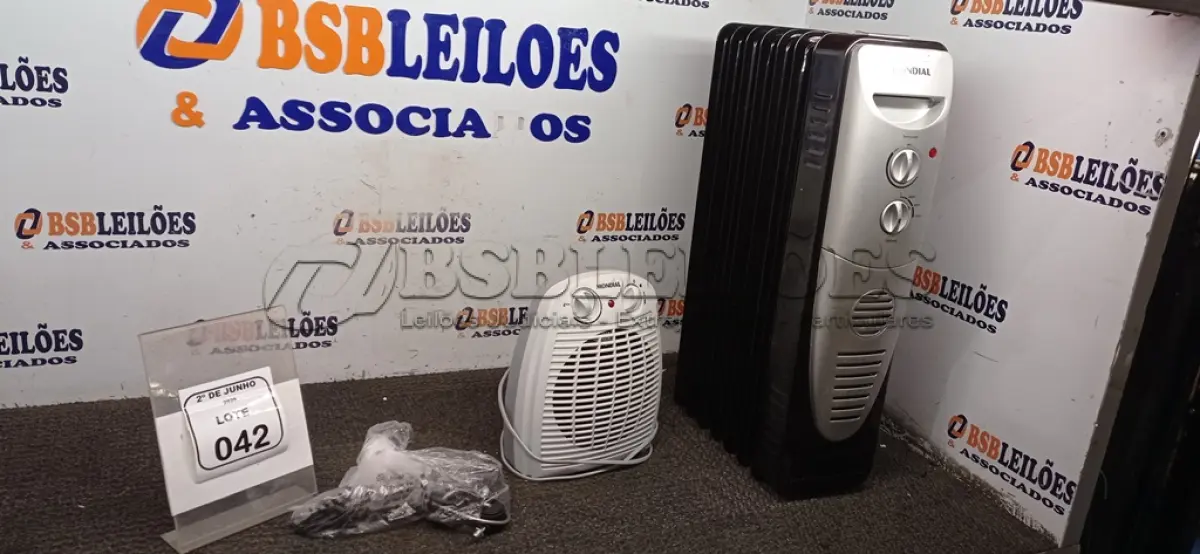 LOTE 042 - 02 AQUECEDORES 220V MODELOS DIVERSOS MARCA MONDIAL. (NO ESTADO) ATENÇÃO! FAZER A VISITAÇÃO ANTES DE ARREMATAR, NÃO SABEMOS SE FUNCIONA, LEILÃO NÃO TEM GARANTIA E NEM DEVOLUÇÃO, SUJEITO A POSSÍVEIS AVARIAS VISÍVEIS/OCULTAS E/OU AUSÊNCIA DE COMPONENTES.