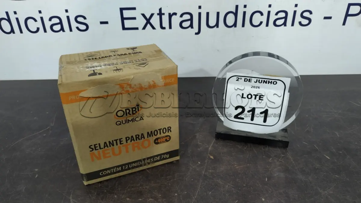 LOTE 211 - 12 BISNAGAS DE ADESIVO DE SILICONE NEUTRO DE 70G MARCA ORBI QUÍMICA. (NO ESTADO) ATENÇÃO! FAZER A VISITAÇÃO ANTES DE ARREMATAR, NÃO SABEMOS SE FUNCIONA, LEILÃO NÃO TEM GARANTIA E NEM DEVOLUÇÃO, SUJEITO A POSSÍVEIS AVARIAS VISÍVEIS/OCULTAS E/OU AUSÊNCIA DE COMPONENTES.