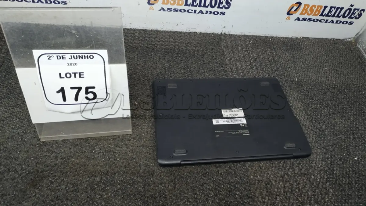 LOTE 175 - 01 CROMEBOOK LINHA CONNECT MEMORIA 4GB, 16GB E.MMC TELA DE 11.6’’ MARCA SAMSUNG SEM FONTE. (NO ESTADO) ATENÇÃO! FAZER A VISITAÇÃO ANTES DE ARREMATAR, NÃO SABEMOS SE FUNCIONA, LEILÃO NÃO TEM GARANTIA E NEM DEVOLUÇÃO, SUJEITO A POSSÍVEIS AVARIAS VISÍVEIS/OCULTAS E/OU AUSÊNCIA DE COMPONENTES.