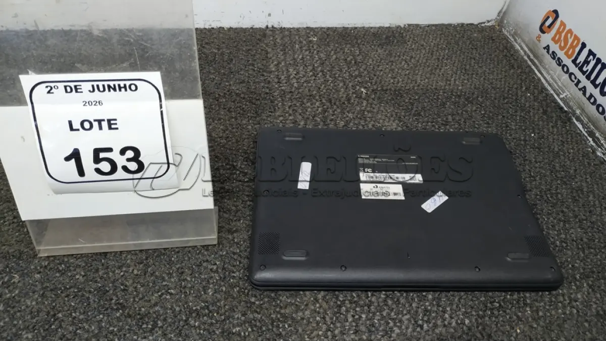 LOTE 153 - 01 CROMEBOOK LINHA CONNECT MEMORIA 2GB, 16GB E.MMC TELA DE 11.6’’ MARCA SAMSUNG SEM FONTE. (NO ESTADO) ATENÇÃO! FAZER A VISITAÇÃO ANTES DE ARREMATAR, NÃO SABEMOS SE FUNCIONA, LEILÃO NÃO TEM GARANTIA E NEM DEVOLUÇÃO, SUJEITO A POSSÍVEIS AVARIAS VISÍVEIS/OCULTAS E/OU AUSÊNCIA DE COMPONENTES.