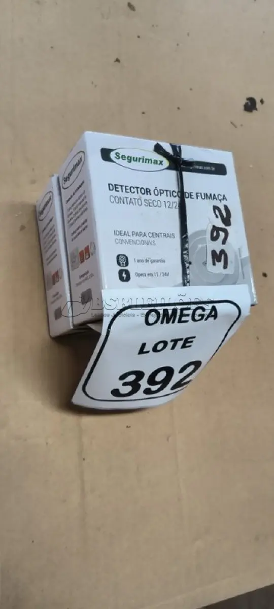 LOTE 392 - 02 DETECTORES ÓPTICOS DE FUMAÇA ENDEREÇAVEL. (NO ESTADO EM QUE SE ENCONTRA. SUJEITO A AVARIAS OCULTAS/VISÍVEIS.) 