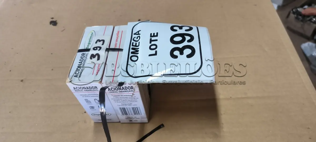 LOTE 393 - 02 ACIONADORES MANUAL DE ALARME - SEGURIMAX. (NO ESTADO EM QUE SE ENCONTRA. SUJEITO A AVARIAS OCULTAS/VISÍVEIS.)
