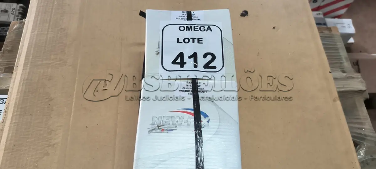 LOTE 412 - 500 REBITES DE ALUMÍNIO REPUXO - N522 - CX COM 500UN. (NO ESTADO EM QUE SE ENCONTRA. SUJEITO A AVARIAS OCULTAS/VISÍVEIS.)