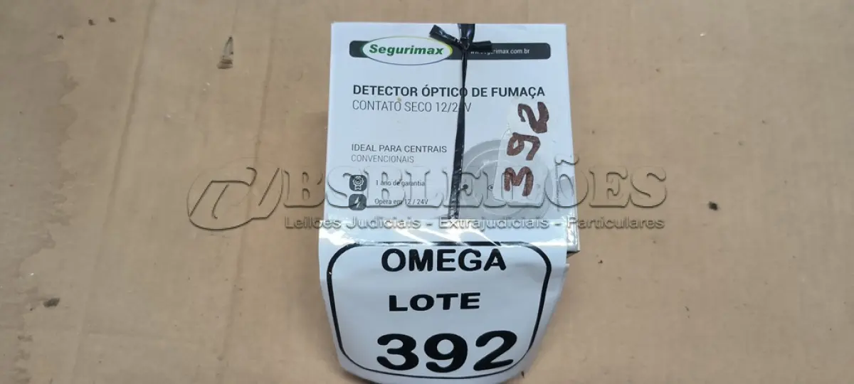 LOTE 392 - 02 DETECTORES ÓPTICOS DE FUMAÇA ENDEREÇAVEL. (NO ESTADO EM QUE SE ENCONTRA. SUJEITO A AVARIAS OCULTAS/VISÍVEIS.) 