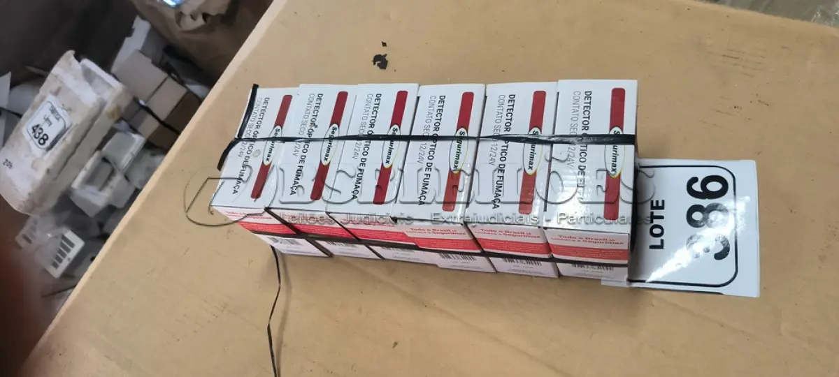 LOTE 386 - 06 DETECTORES ÓPTICOS DE FUMAÇA ENDEREÇAVEL - SEGURIMAX. (NO ESTADO EM QUE SE ENCONTRA. SUJEITO A AVARIAS OCULTAS/VISÍVEIS.)