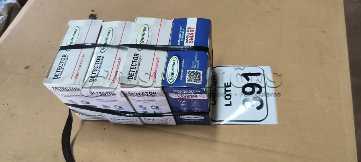 LOTE 391 - 04 DETECTORES ÓPTICOS DE FUMAÇA ENDEREÇAVEL - SEGURIMAX. (NO ESTADO EM QUE SE ENCONTRA. SUJEITO A AVARIAS OCULTAS/VISÍVEIS.)