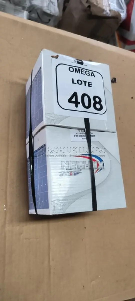 LOTE 408 - 500 REBITES DE ALUMÍNIO REPUXO - N522 - CX COM 500UN. (NO ESTADO EM QUE SE ENCONTRA. SUJEITO A AVARIAS OCULTAS/VISÍVEIS.)