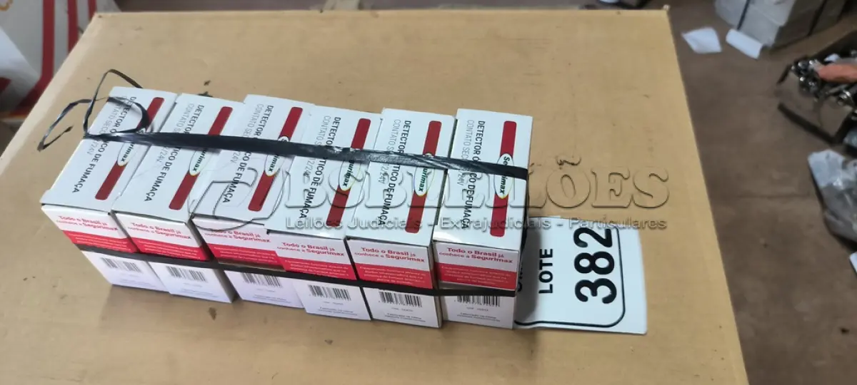 LOTE 382 - 06 DETECTORES ÓPTICOS DE FUMAÇA ENDEREÇAVEL - SEGURIMAX. (NO ESTADO EM QUE SE ENCONTRA. SUJEITO A AVARIAS OCULTAS/VISÍVEIS.)