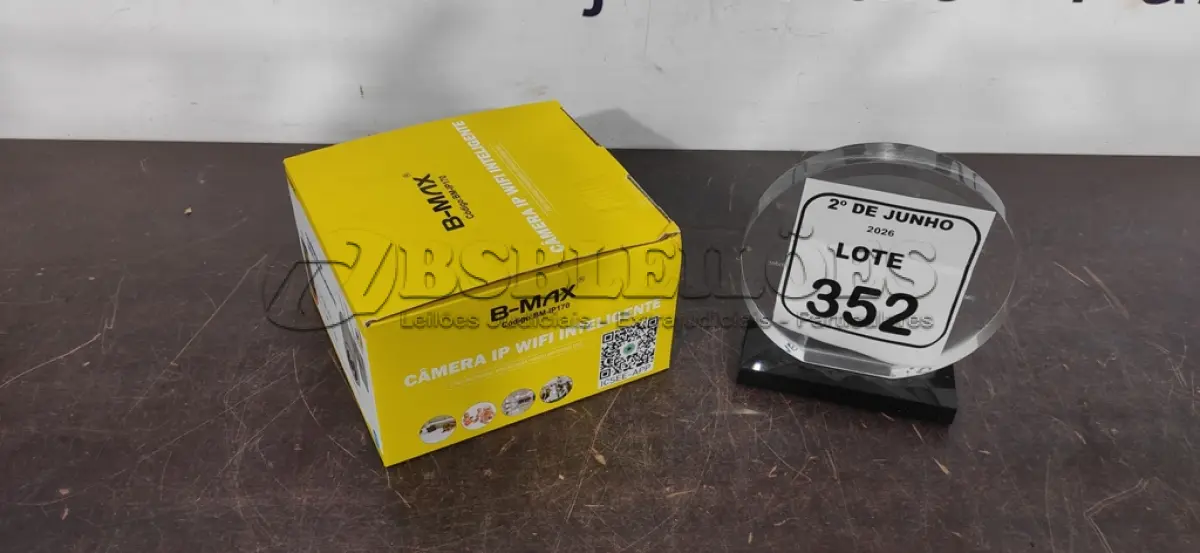 LOTE 352 - 01 CÂMERA IP EXTERNA APPS MARCA YOOSE (NOVO). (NO ESTADO) ATENÇÃO! FAZER A VISITAÇÃO ANTES DE ARREMATAR, NÃO SABEMOS SE FUNCIONA, LEILÃO NÃO TEM GARANTIA E NEM DEVOLUÇÃO, SUJEITO A POSSÍVEIS AVARIAS VISÍVEIS/OCULTAS E/OU AUSÊNCIA DE COMPONENTES.