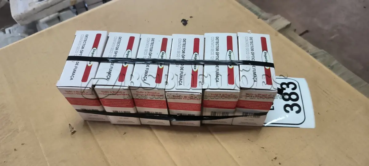 LOTE 383 - 06 DETECTORES ÓPTICOS DE FUMAÇA ENDEREÇAVEL - SEGURIMAX. (NO ESTADO EM QUE SE ENCONTRA. SUJEITO A AVARIAS OCULTAS/VISÍVEIS.)