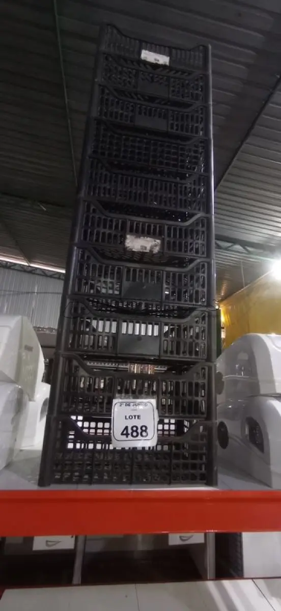 LOTE 488 - 10 CESTAS ORGANIZADORAS. (NO ESTADO) ATENÇÃO! FAZER A VISITAÇÃO ANTES DE ARREMATAR, NÃO SABEMOS SE FUNCIONA, LEILÃO NÃO TEM GARANTIA E NEM DEVOLUÇÃO, SUJEITO A POSSÍVEIS AVARIAS VISÍVEIS/OCULTAS E/OU AUSÊNCIA DE COMPONENTES.