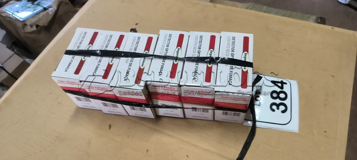 LOTE 384 - 06 DETECTORES ÓPTICOS DE FUMAÇA ENDEREÇAVEL - SEGURIMAX. (NO ESTADO EM QUE SE ENCONTRA. SUJEITO A AVARIAS OCULTAS/VISÍVEIS.)