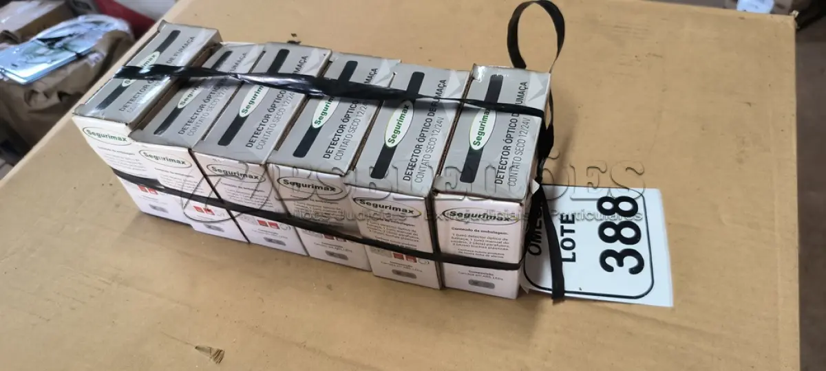 LOTE 388 - 06 DETECTORES ÓPTICOS DE FUMAÇA ENDEREÇAVEL - SEGURIMAX. (NO ESTADO EM QUE SE ENCONTRA. SUJEITO A AVARIAS OCULTAS/VISÍVEIS.)