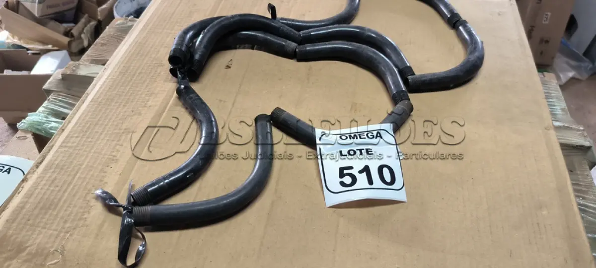 LOTE 510 - 12 CURVAS LONGAS 1/2" PARA ELETRODUTO EM PVC. (NO ESTADO EM QUE SE ENCONTRA. SUJEITO A AVARIAS OCULTAS/VISÍVEIS.)