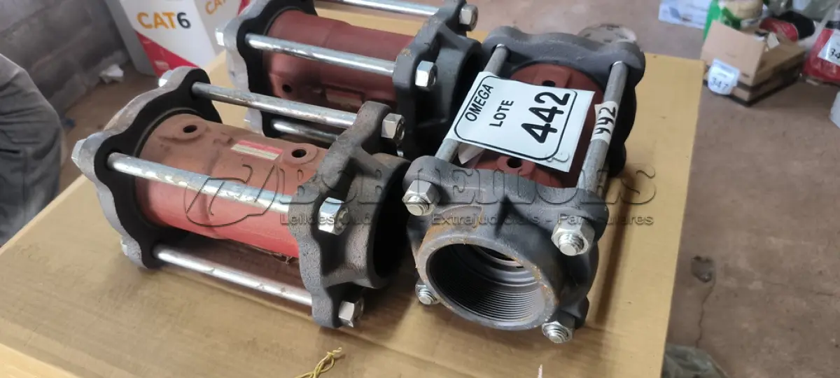 LOTE 442 - 04 LIMITADORES DE VAZÃO AUTOMÁTICO DE FLUXO - MARCA GRISWOLD. (NO ESTADO EM QUE SE ENCONTRA. SUJEITO A AVARIAS OCULTAS/VISÍVEIS.)