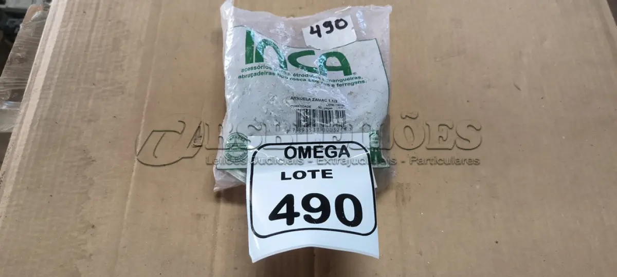 LOTE 490 - 60 ARRUELAS TRAMONTINA PARA POX 1 1/2". (NO ESTADO EM QUE SE ENCONTRA. SUJEITO A AVARIAS OCULTAS/VISÍVEIS.)