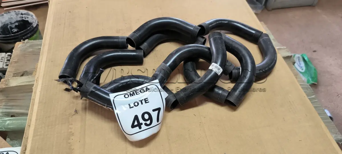 LOTE 497 - 12 CURVAS LONGAS 1" PARA ELETRODUTO EM PVC. (NO ESTADO EM QUE SE ENCONTRA. SUJEITO A AVARIAS OCULTAS/VISÍVEIS.)