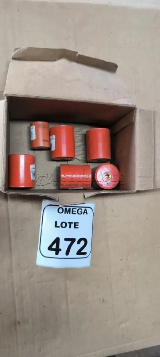 LOTE 472 - 10 ISOLADORES EPOXI 40X50 1/4. (NO ESTADO EM QUE SE ENCONTRA. SUJEITO A AVARIAS OCULTAS/VISÍVEIS.)