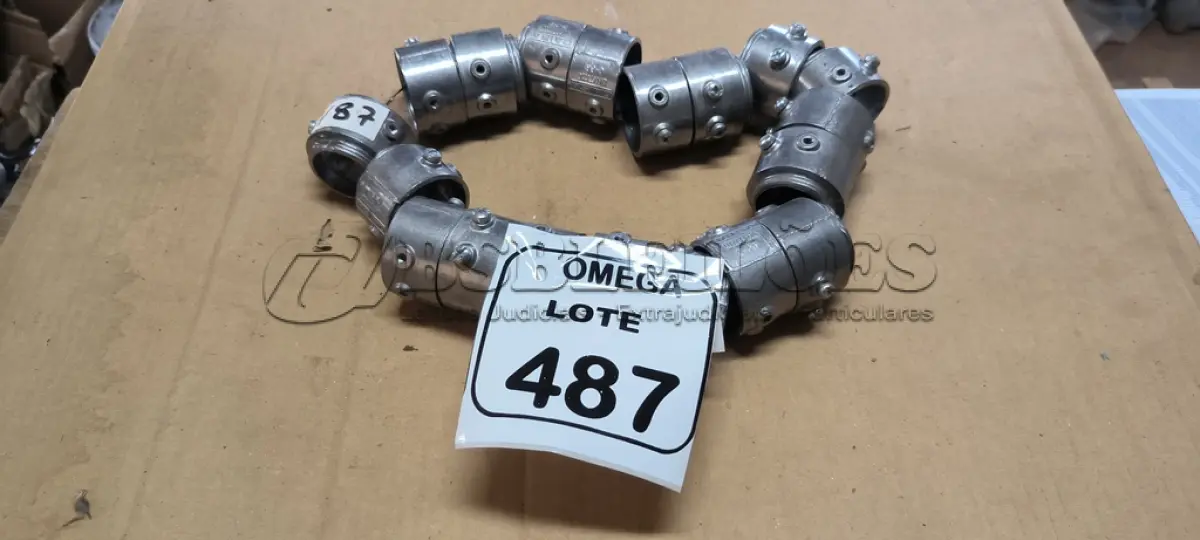 LOTE 487 - 18 CONES UM (T) 110 C-PB 1 1/4". (NO ESTADO EM QUE SE ENCONTRA. SUJEITO A AVARIAS OCULTAS/VISÍVEIS.)