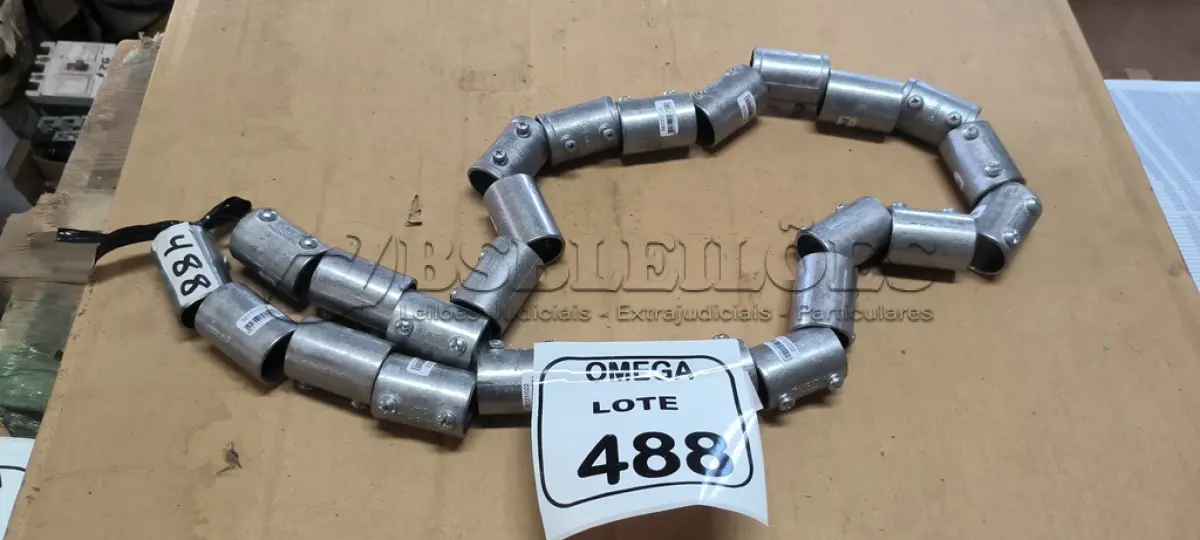 LOTE 488 - 25 EMENDAS PARA ELETRODUTO 3/4". (NO ESTADO EM QUE SE ENCONTRA. SUJEITO A AVARIAS OCULTAS/VISÍVEIS.)