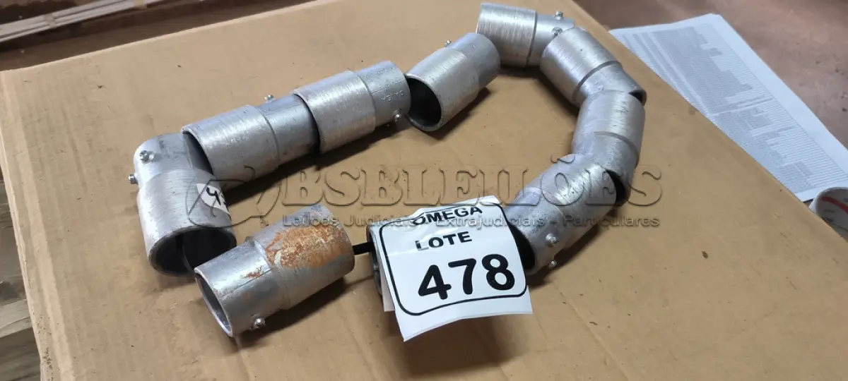 LOTE 478 - 10 LUVAS DE EMENDA SEM ROSCA - 200-110-X. (NO ESTADO EM QUE SE ENCONTRA. SUJEITO A AVARIAS OCULTAS/VISÍVEIS.)