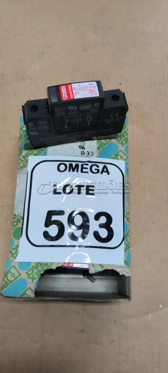 LOTE 593 - 05 DPS CLASSE 2 - MONOPOLAR 40KA IP20. (NO ESTADO EM QUE SE ENCONTRA. SUJEITO A AVARIAS OCULTAS/VISÍVEIS.)