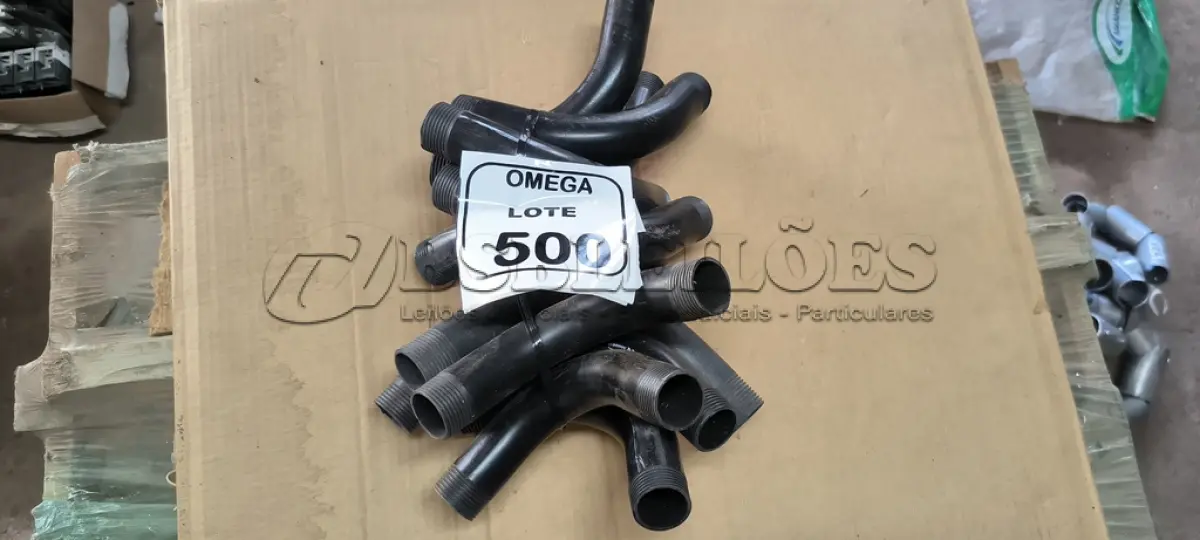LOTE 500 - 12 CURVAS LONGAS 1" PARA ELETRODUTO EM PVC. (NO ESTADO EM QUE SE ENCONTRA. SUJEITO A AVARIAS OCULTAS/VISÍVEIS.)
