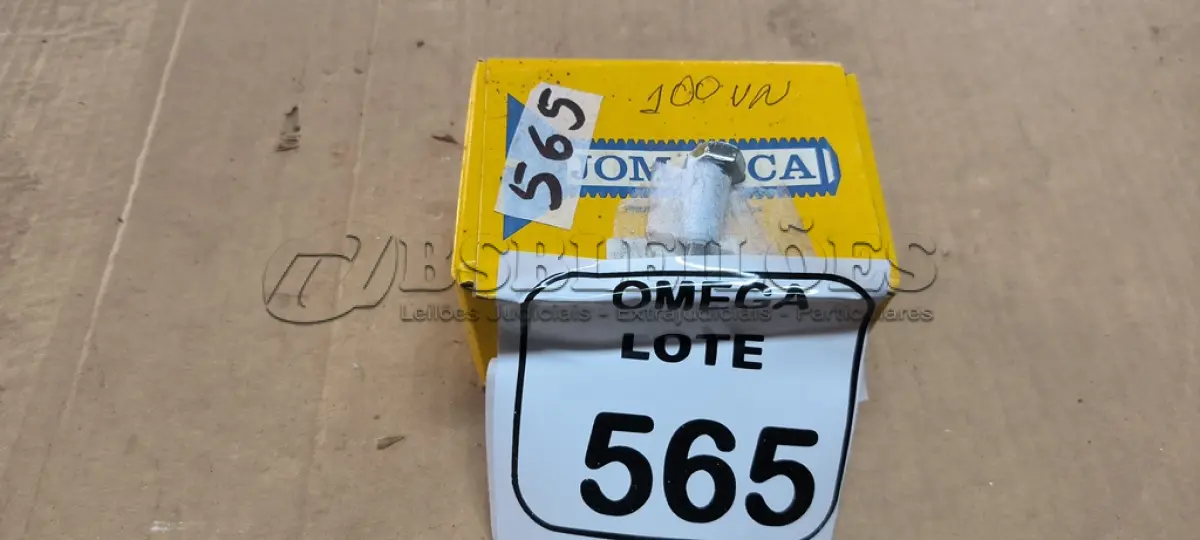 LOTE 565 - 100 PARAFUSOS SEXTAVADOS ZINCADO BRANCO 3/8X1". (NO ESTADO EM QUE SE ENCONTRA. SUJEITO A AVARIAS OCULTAS/VISÍVEIS.)