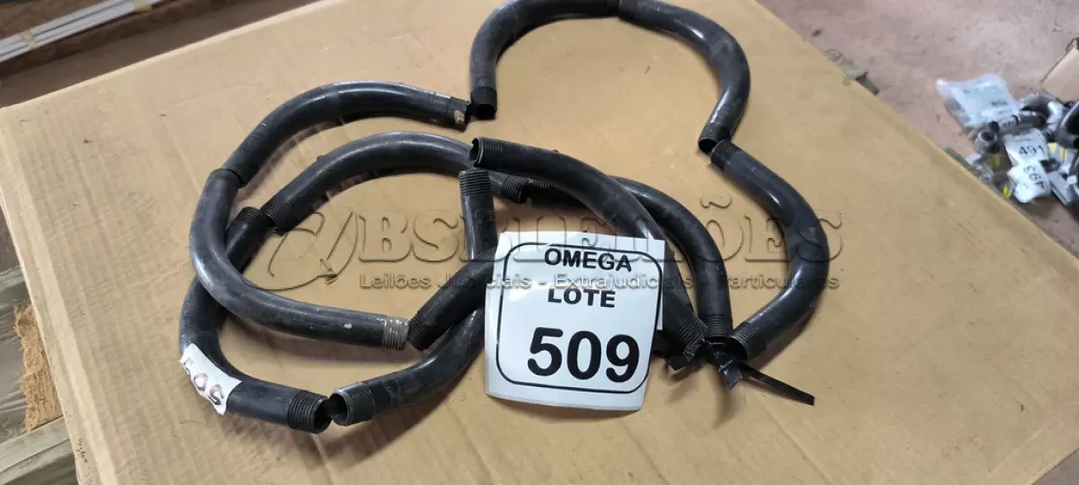 LOTE 509 - 12 CURVAS LONGAS  1/2" PARA ELETRODUTO EM PVC. (NO ESTADO EM QUE SE ENCONTRA. SUJEITO A AVARIAS OCULTAS/VISÍVEIS.)