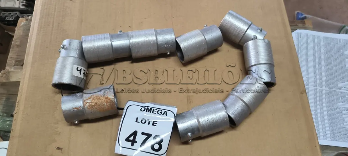 LOTE 478 - 10 LUVAS DE EMENDA SEM ROSCA - 200-110-X. (NO ESTADO EM QUE SE ENCONTRA. SUJEITO A AVARIAS OCULTAS/VISÍVEIS.)
