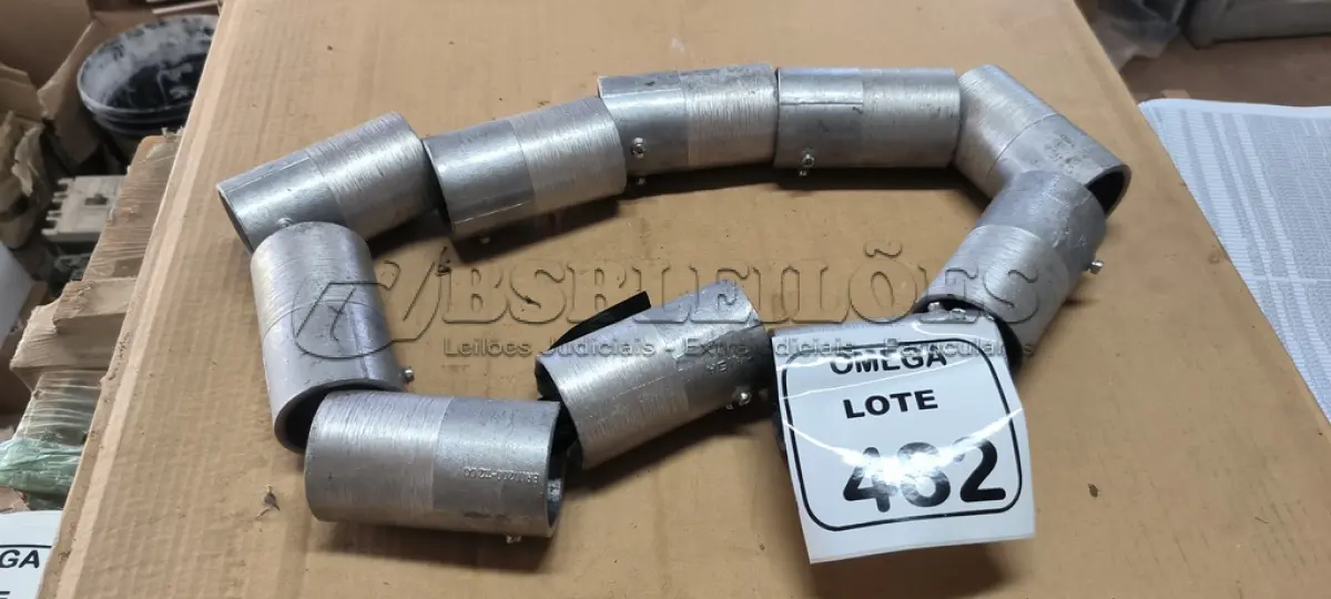 LOTE 482 - 10 LUVAS DE EMENDA SEM ROSCA - 200-110-X. (NO ESTADO EM QUE SE ENCONTRA. SUJEITO A AVARIAS OCULTAS/VISÍVEIS.)