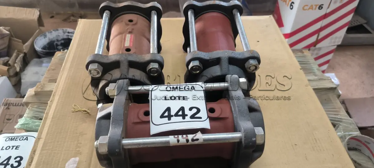 LOTE 442 - 04 LIMITADORES DE VAZÃO AUTOMÁTICO DE FLUXO - MARCA GRISWOLD. (NO ESTADO EM QUE SE ENCONTRA. SUJEITO A AVARIAS OCULTAS/VISÍVEIS.)